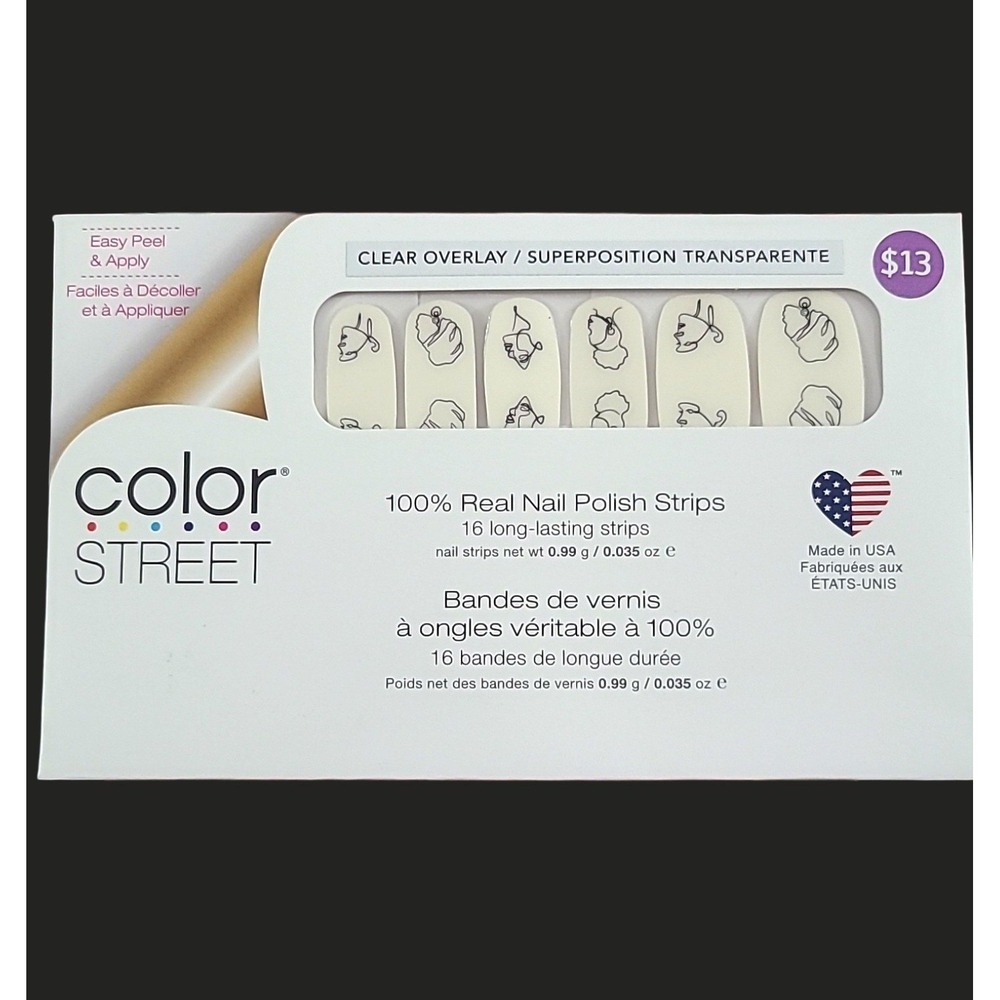 Color Street Nail Polish Strips STRENGTH & RESILIENCE Overlay Retired
